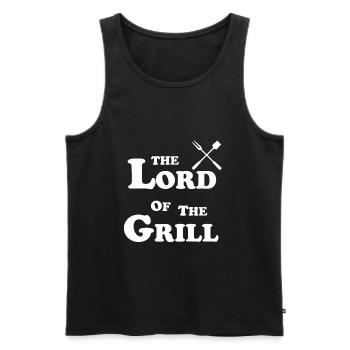 Lord Of The Grill - Débardeur bio Premium Homme - noir - Devant - Michal (187cm)