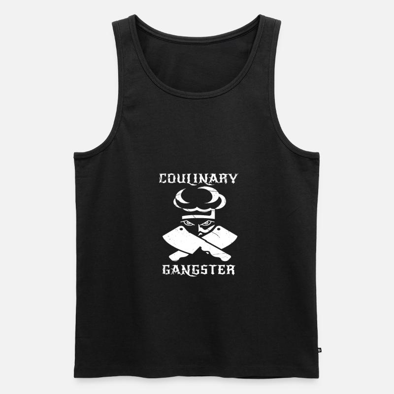 Koch Kochen Küchenchef Sternekoch - Männer Premium Bio Tank Top - Schwarz