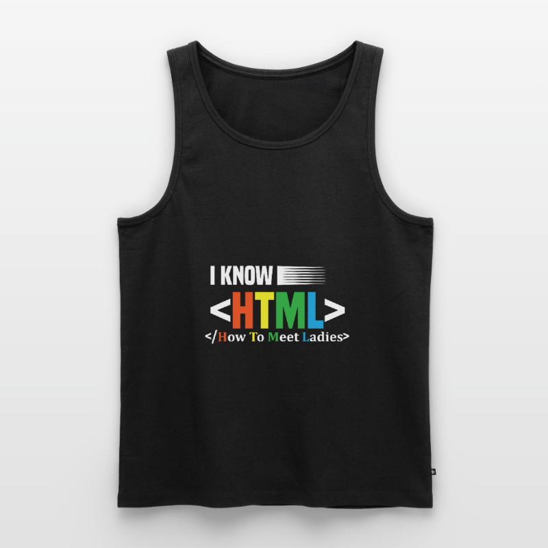 Code Codierung Coder Kodierung Informatiker Männer Premium Bio Tank Top