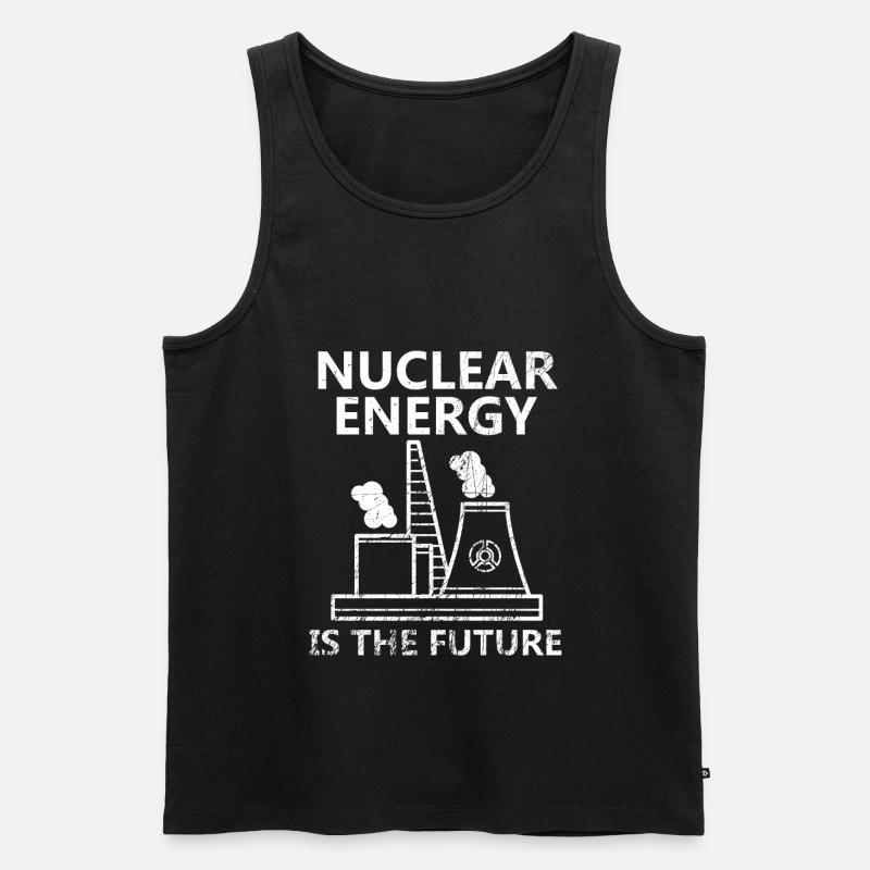 Atomkraftwerk AKW Atomkraft Nuclear Klimawandel - Männer Premium Bio Tank Top - Schwarz