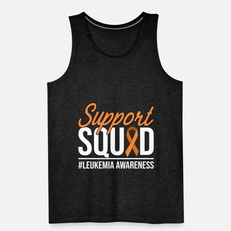 Support Squad - Leukemia Awareness Men's Premium Organic Tank Top