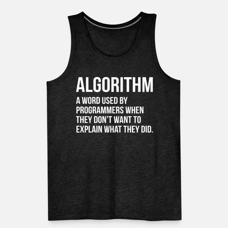 Algorithm Programming Informatic Geschenk Männer Premium Bio Tank Top