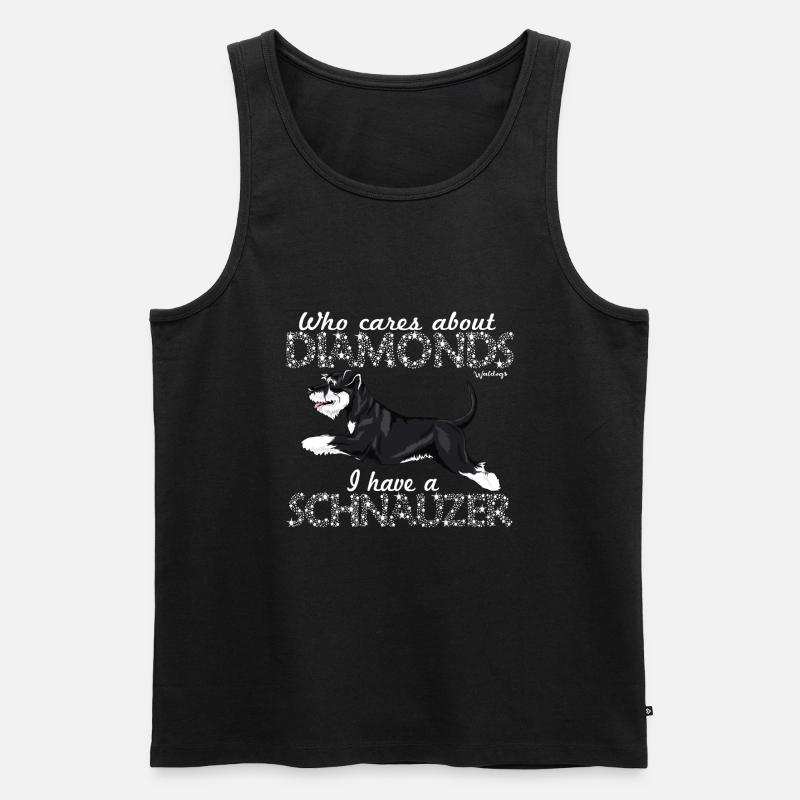 schnaudiamonds4 - Männer Premium Bio Tank Top - Schwarz