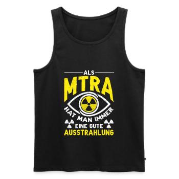 MTRA Medizinisch-Technischer Radiologie Mta - Männer Premium Bio Tank Top - Schwarz - Vorne - Michal (187cm)