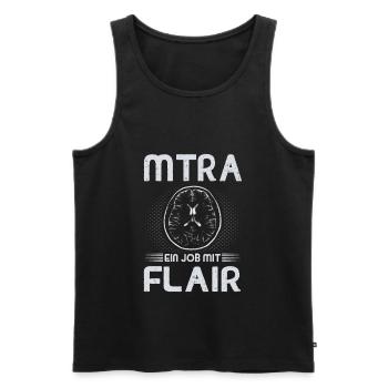 MTRA Medizinisch-Technischer Radiologie Mta - Männer Premium Bio Tank Top - Schwarz - Vorne - Michal (187cm)