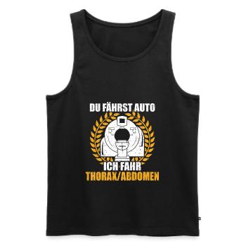 MTRA Medizinisch-Technischer Radiologie Mta - Männer Premium Bio Tank Top - Schwarz - Vorne - AI Model Male 178 light (178cm)