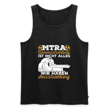 MTRA Medizinisch-Technischer Radiologie Assistent - Männer Premium Bio Tank Top - Schwarz - Vorne - Michal (187cm)