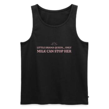 Baby - Men's Premium Organic Tank Top - black - Front - Michal (187cm)