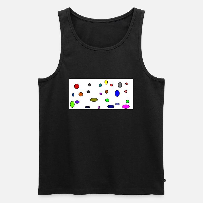 Molekulen - Männer Premium Bio Tank Top - Schwarz