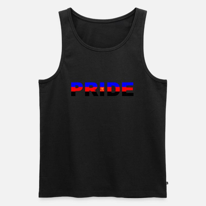 PRIDE: Polyamorie - Männer Premium Bio Tank Top - Schwarz