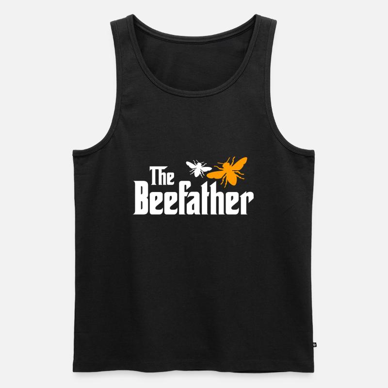The Beefather - Männer Premium Bio Tank Top - Schwarz