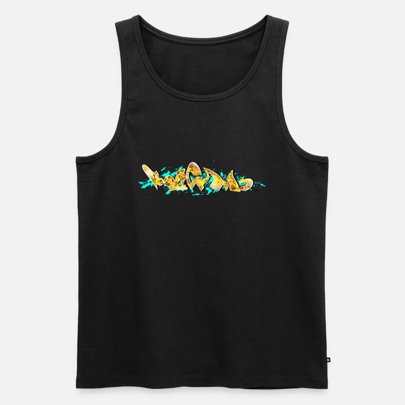 Hooligans Micro - Männer Premium Bio Tank Top - Schwarz