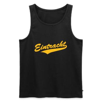 Eintracht Baseball-Style - Männer Premium Bio Tank Top - Schwarz - Vorne - Michal (187cm)