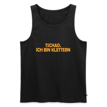 climbing - Männer Premium Bio Tank Top - Schwarz - Vorne - Michal (187cm)