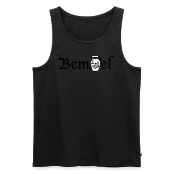 Bembel - Frankfurter Bembel Design #Bembel - Männer Premium Bio Tank Top - Schwarz - Vorne - AI Model Male 178 light (178cm)