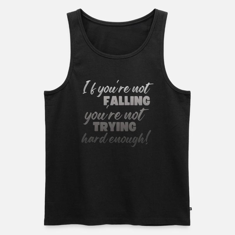 Wing Foil Wingsurfing Foil Wing - Männer Premium Bio Tank Top - Schwarz