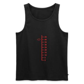 40 years old 40th birthday - Men's Premium Organic Tank Top - black - Front - Michal (187cm)