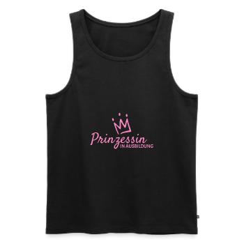 Prinzessin - Männer Premium Bio Tank Top - Schwarz - Vorne - Michal (187cm)