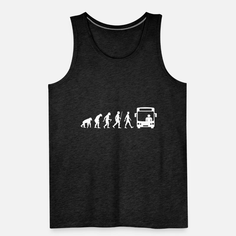 Busfahrer Evolution Männer Premium Bio Tank Top