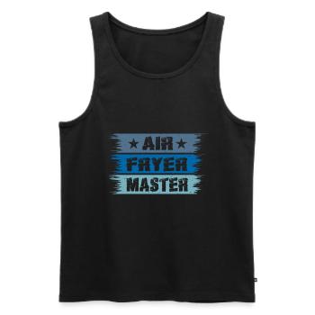 Heißluftfritteuse Master Culinary Crafts - Männer Premium Bio Tank Top - Schwarz - Vorne - AI Model Male 178 light (178cm)