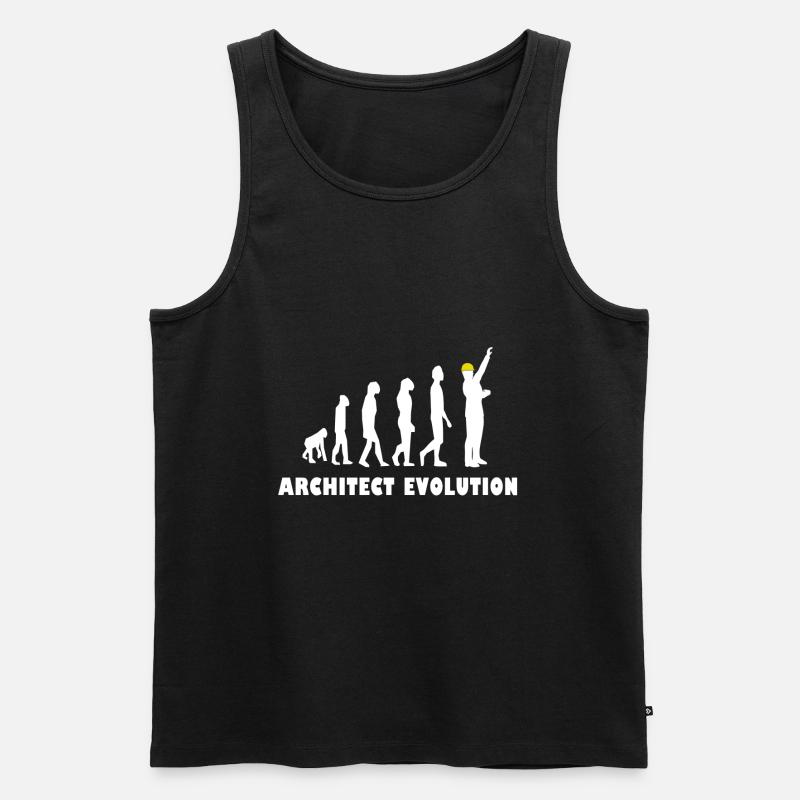 Architect Evolution - Men's Premium Organic Tank Top - black