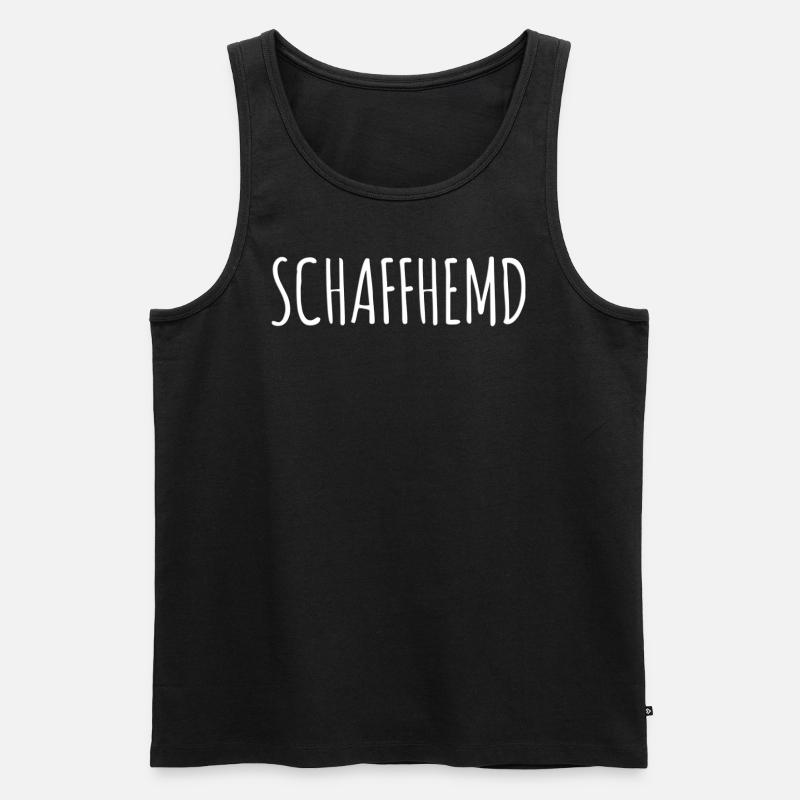 Schaffhemd - Männer Premium Bio Tank Top - Schwarz