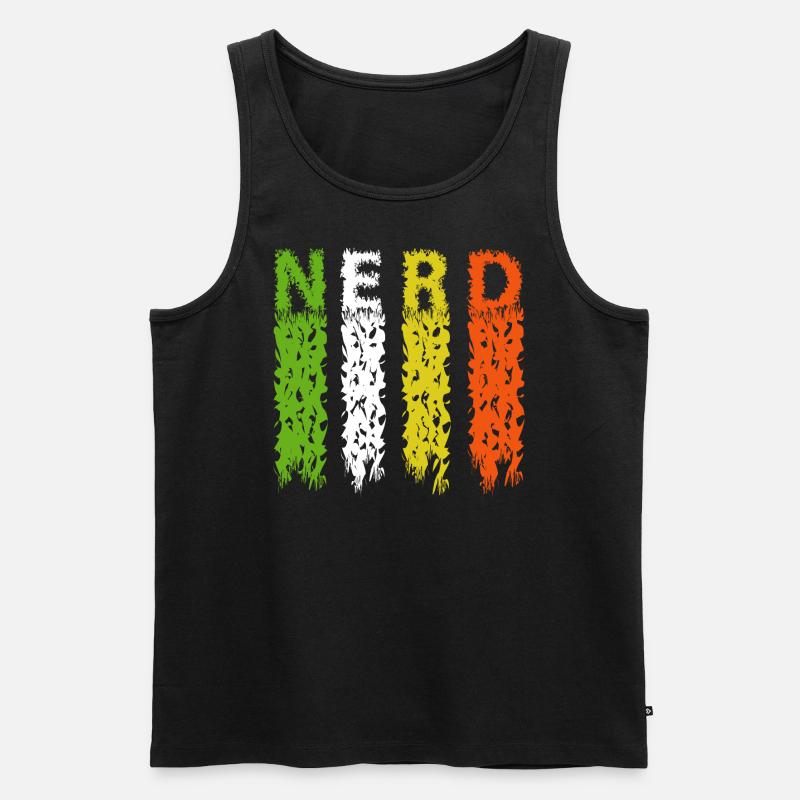 Nerd Computerfreak Geschenkidee - Männer Premium Bio Tank Top - Schwarz