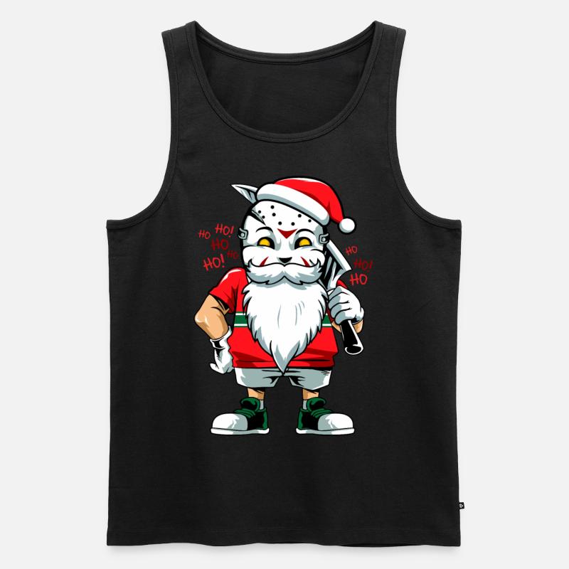 Weihnachtskiller - Männer Premium Bio Tank Top - Schwarz