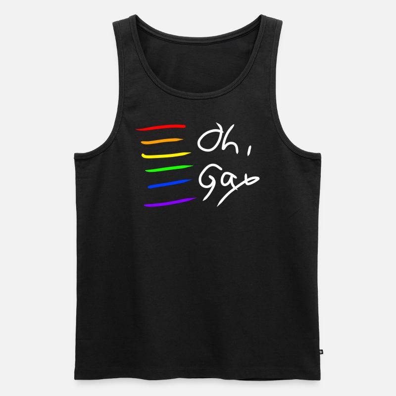 Pride Kleider - Männer Premium Bio Tank Top - Schwarz