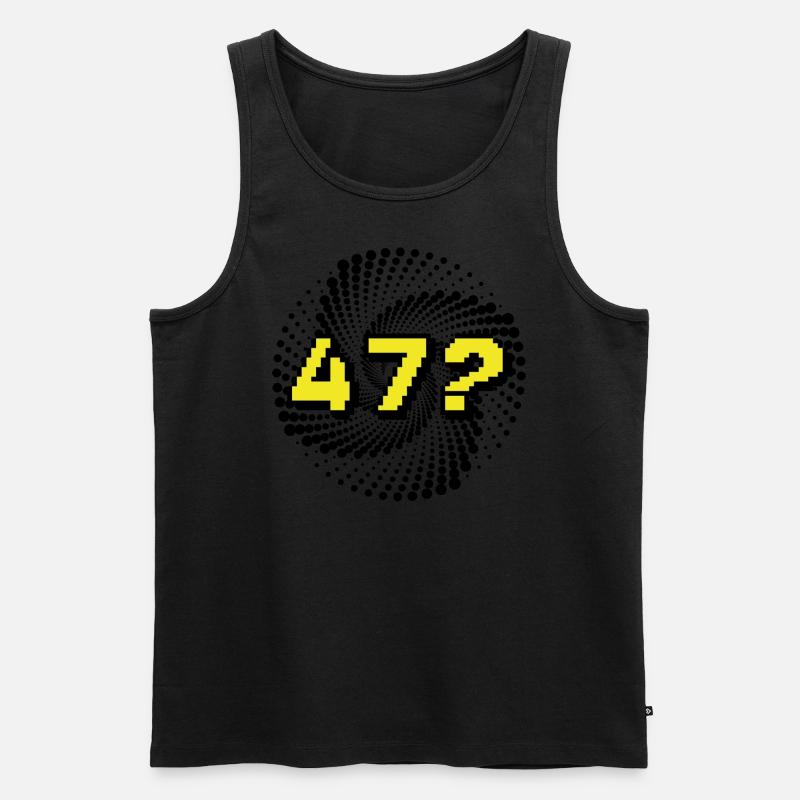 wirbelwind 47 - Männer Premium Bio Tank Top - Schwarz