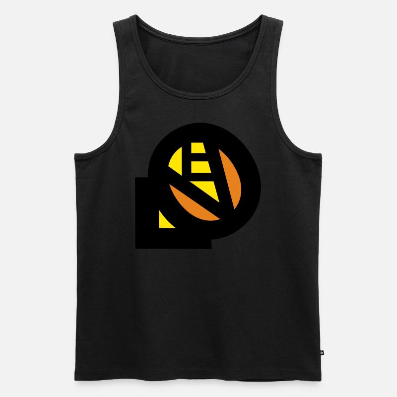 LOVE Nr 3 - Männer Premium Bio Tank Top - Schwarz