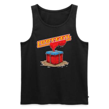 lootgeil2 - Männer Premium Bio Tank Top - Schwarz - Vorne - Michal (187cm)