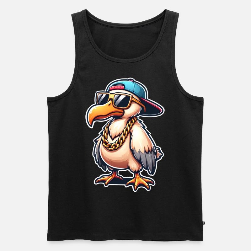 Dodo - Männer Premium Bio Tank Top - Schwarz