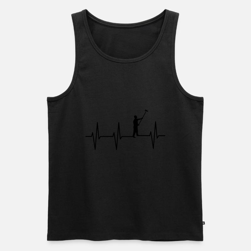 Maler - Männer Premium Bio Tank Top - undefined