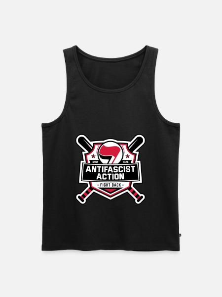 ANTIFA - Antifascist Action (II) - Men's Premium Organic Tank Top - black