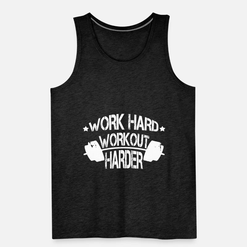 Motivation training saying Men's Premium Organic Tank Top
