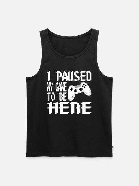 Gaming Retro Geschenkidee - Männer Premium Bio Tank Top - Schwarz