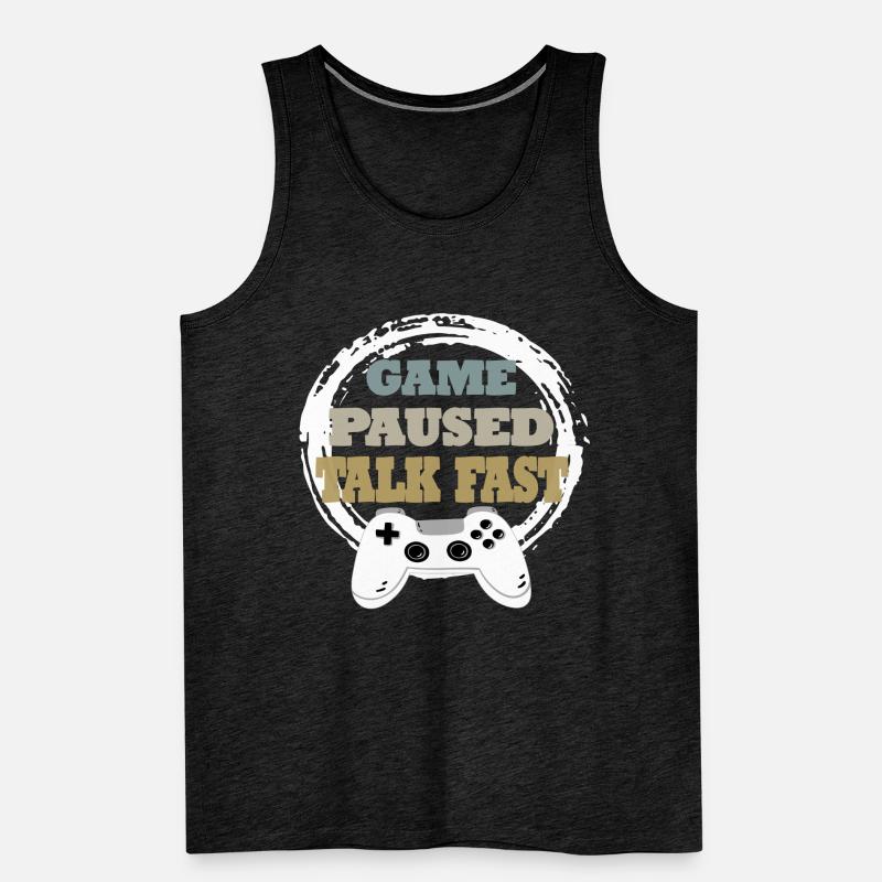 Gaming Retro Geschenkidee Männer Premium Bio Tank Top