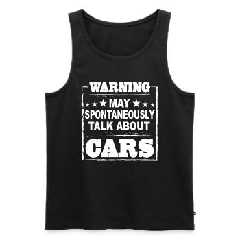 Mechaniker KFZ Auto Geschenkidee - Männer Premium Bio Tank Top - Schwarz - Vorne - Michal (187cm)