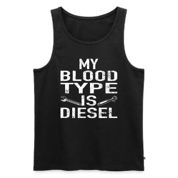 Mechaniker KFZ Auto Geschenkidee - Männer Premium Bio Tank Top - Schwarz - Vorne - Michal (187cm)