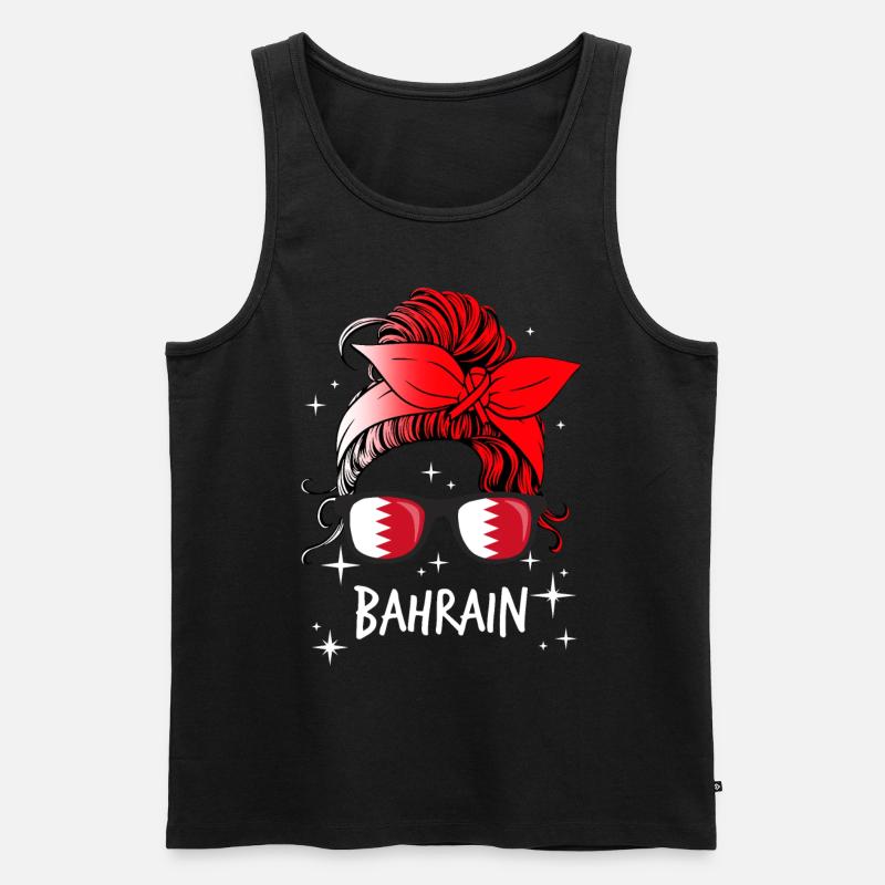 Bahrain - Männer Premium Bio Tank Top - Schwarz