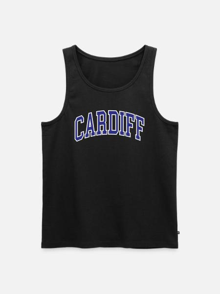 Cardiff - Men's Premium Organic Tank Top - black
