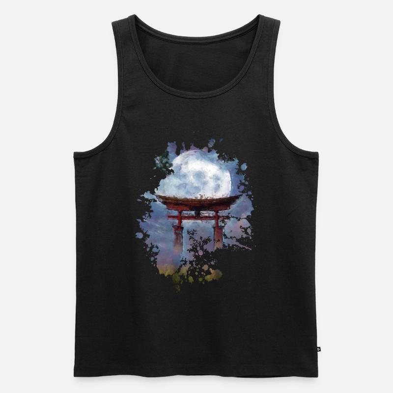 Tor - Männer Premium Bio Tank Top - Schwarz