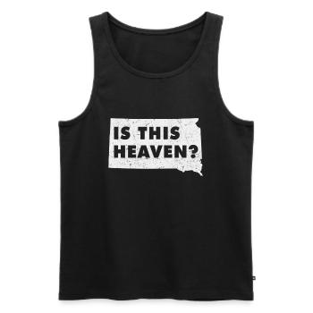Land Map America State Home Heaven South Dakota - Männer Premium Bio Tank Top - Schwarz - Vorne - Michal (187cm)
