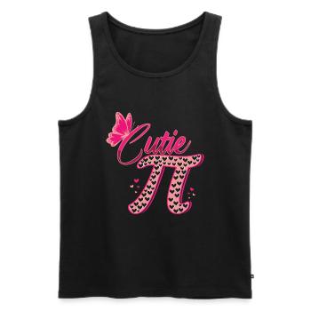 Schmetterling Niedlich Pi Mathe Urlaub Mathematik Pi Tag - Männer Premium Bio Tank Top - Schwarz - Vorne - Michal (187cm)