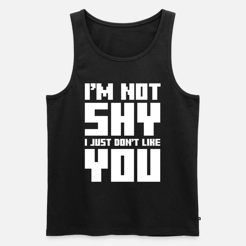 ffdefsf - Männer Premium Bio Tank Top - Schwarz