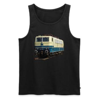 Lokomotive DB184 - Männer Premium Bio Tank Top - Schwarz - Vorne - Michal (187cm)