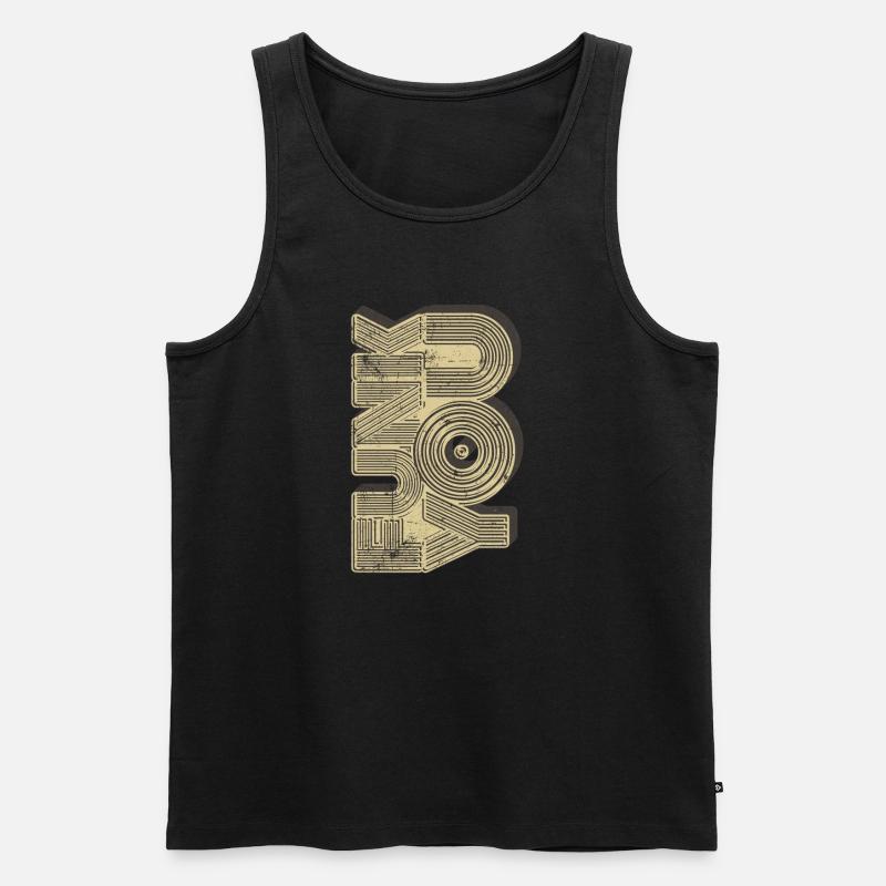 Funk you - Männer Premium Bio Tank Top - Schwarz