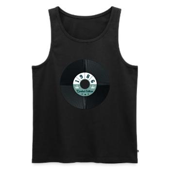 1986 Geburtsjahr - Männer Premium Bio Tank Top - Schwarz - Vorne - AI Model Male 178 light (178cm)