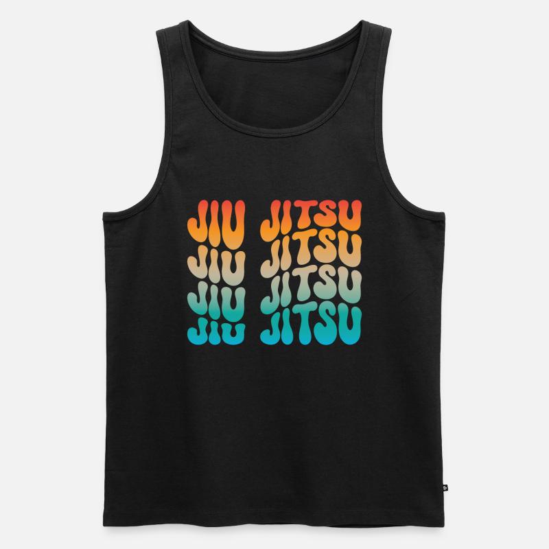 Jiu Jitsu - Männer Premium Bio Tank Top - Schwarz